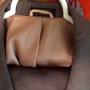 Town craft houndstooth black  + green athletic cut 42”